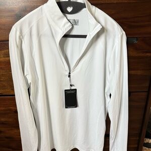 NWT Callaway Women’s Golf long sleeve 1/4 zip Pullover with Sun Protection. M